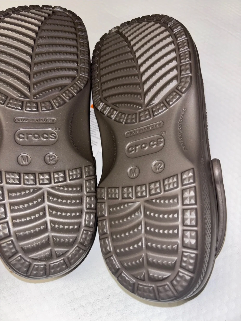 Men’s Stylish Slip On Bogota Crocs Chocolate Brown 11038-280 Size 12 NWT